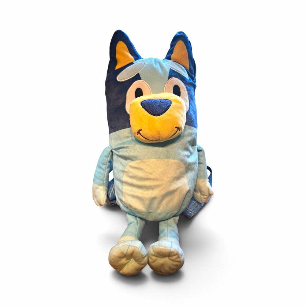Fast Forward Bluey & Friends Large Dog Plush Backpack 14” Stuffed Animal
